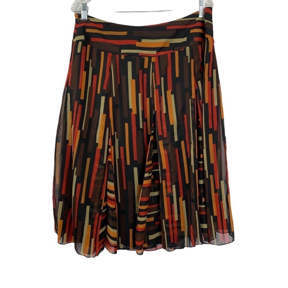 Madison Michelle Women's Textile Knee Length Skirt